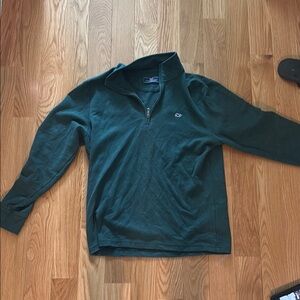 Vineyard Vines Green Zip Up Jacket Soft Fleece